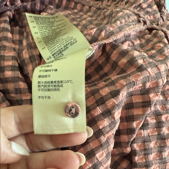 SCOTCH & SODA - Elegant Red and Black Checkered Dress - Picture 8 of 8